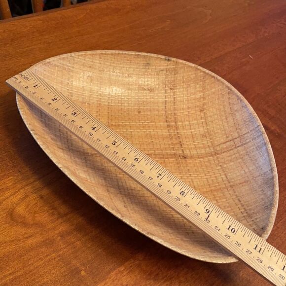 Mid-Century Abaca Grainware Bowl - Picture 3 of 5